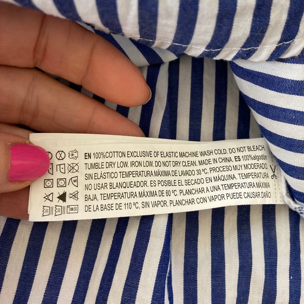 Forever 21 striped off the shoulder top - Picture 15 of 15